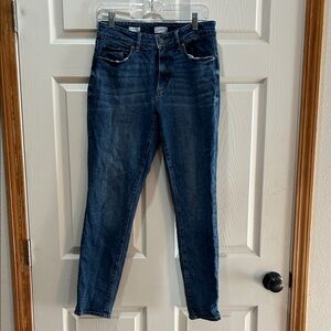 LOFT Curvy Indigo Skinny Jeans for Women